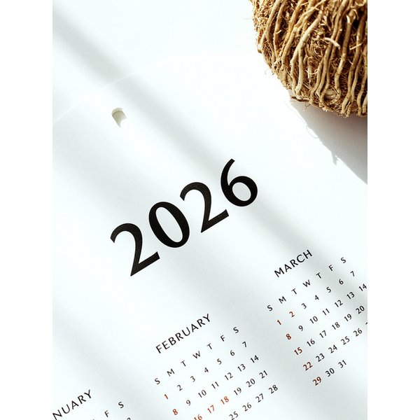 CCR 2026 벽걸이 캘린더 달력