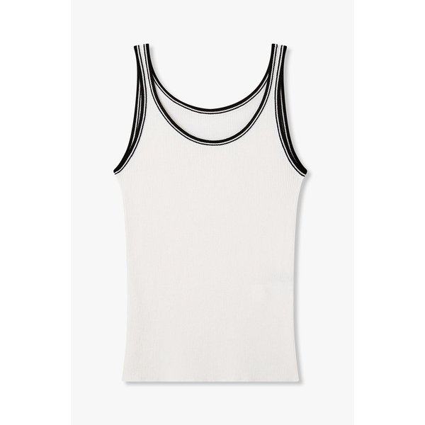 [파주점] 포인트 컬러 슬리브리스 니트 풀오버 7126250100