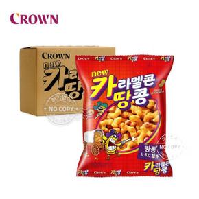 크라운 카라멜콘 땅콩 72g 16입