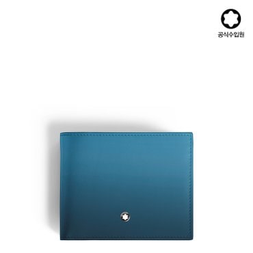 몽블랑 [공식][SSG 단독] 마이스터스튁 스푸마토 6cc 지갑 스모키 블루 199266
