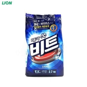 샘스 찌든때까지 때가 쏙 비트 가루세제 리필 파우치 2.7KG