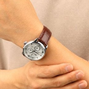 남여공용 인조가죽 시계줄 다크브라운 22mm-WFQSBCW