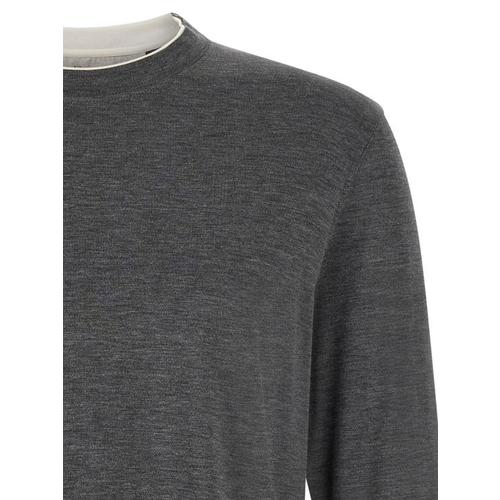 브루넬로 쿠치넬리 탑 BR343598BM GREY