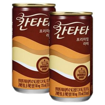  롯데칠성 칸타타 프리미엄 라떼 175ml 30캔