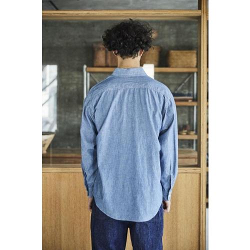 오어슬로우 자켓 오슬로 샴브레이 작업 셔츠 (플랩 포켓 포함)