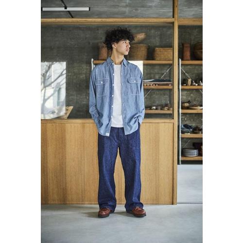 오어슬로우 자켓 오슬로 샴브레이 작업 셔츠 (플랩 포켓 포함)