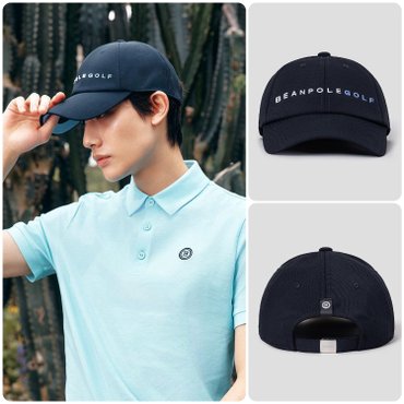 빈폴골프 SS25 남성 스몰로고 볼캡 - 네이비 (BE518BB02R)