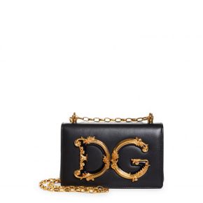 우먼 DolceGabbana 로고 레더 크로스백 숄더백 블랙 8169901