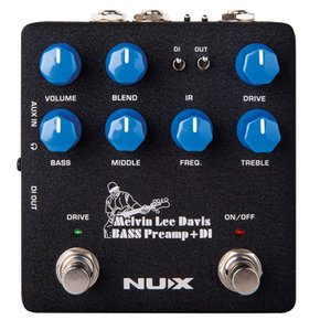 NUX MLD 베이스 프리앰프+ DI NBP-5 베이스 프리앰프 D.I. 국내 표준 수입