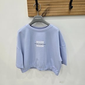 여아  밑단 밴딩 크롭티  2425T170_SH