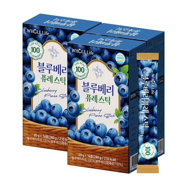 블루베리퓨레 스틱 14포 x 3박스