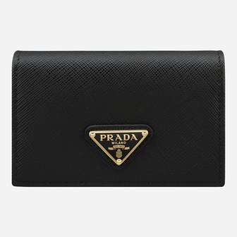 프라다(병행) [시흥점] [프라다]6S 1MC122 QHH F0002 사피아노 삼각 로고 카드 지갑 블랙