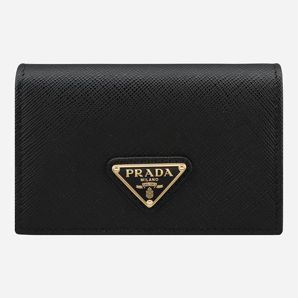 [시흥점] [프라다]6S 1MC122 QHH F0002 사피아노 삼각 로고 카드 지갑 블랙