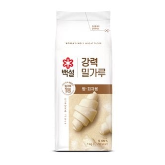 CJ제일제당 [백설]   강력 밀가루 (빵용) 1kg