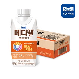 매일 유업 메디웰 구수한누룽지맛 200ML 18팩
