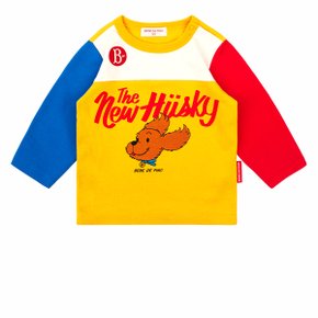 [시즌오프 20%off]하와이안퍼피베이비컬러블럭티셔츠_BP51TR137