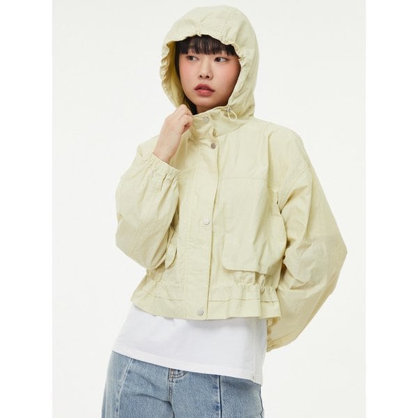 밑단스트링 홑겹후디점퍼 AQ1WZ360