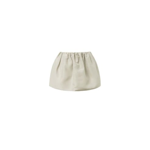 샵아모멘토 아모멘토 25SS Shirring Organza Belt Skirt (2 Colors)