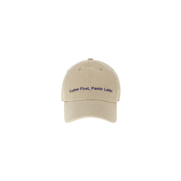Need Coffee Cap Beige
