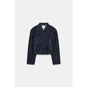ZARA 자라 TRF 오버 데님 봄버 자켓 4470 270 443