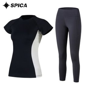 스피카 요가복세트 티셔츠 요가레깅스 SPA527509