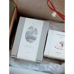 [무료선물포장] allgray gift set 07 _ 샤쉐 + 베어/래빗캔들 + 오너먼트 기프트세트