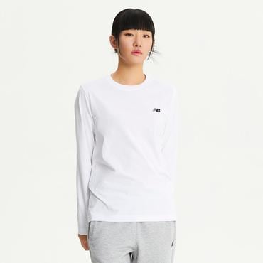 뉴발란스 남여공용 에센셜 스몰로고 긴팔티 (STANDARD FIT) (NBNDF21303)