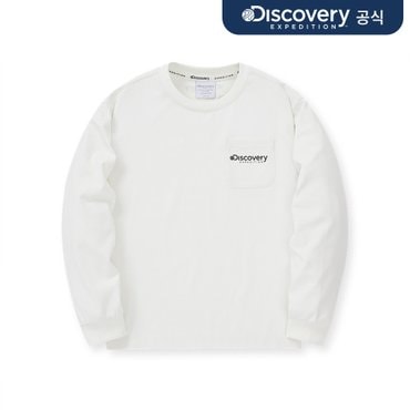 디스커버리키즈 키즈 스몰로고 긴팔티셔츠 (CREAM)