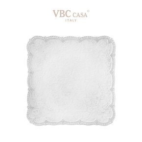 [정식수입]VBC까사 메를레토 스칼롭 정사각 접시 화이트 28cm : VB10600-28