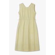 웨이스트 스트링 슬리브리스 드레스 IA15237400104