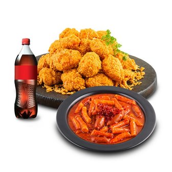 호식이두마리치킨 (호식이두마리) 크리스피(순살)+마라비엔나떡볶이+콜라500ml