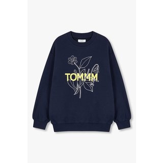 STUDIO TOMBOY 플라워 그래픽 맨투맨 9195122516056