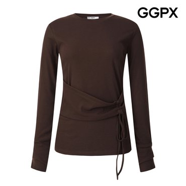 GGPX 허리 랩스타일 티셔츠 (GP8TS010F)
