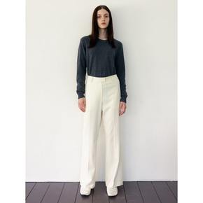 Wool Blended Slimfit Pants  Ivory (WE3921C610)