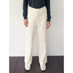 Wool Blended Slimfit Pants  Ivory (WE3921C610)