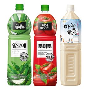 [한번에먹자] 미닛메이드 알로에 1.5L 2페트 + 미닛메이드 토마토 1.5L