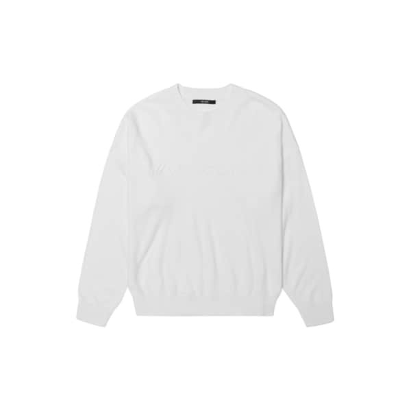 여성 크루넥 자수 니트 (아이보리)