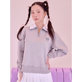 ESTHER BUNNY YOU CAN DO IT COLLARED SWEATSHIRT