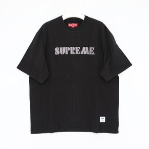 지금발송)슈프림 24SS SS24KN59 BLACK 스텐실 반팔티