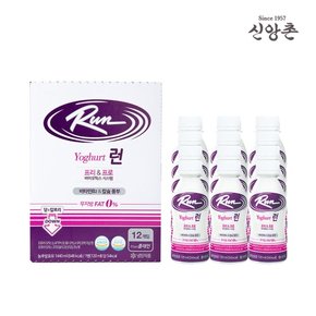 [오리가방+빨대캡] 프로바이오틱스 유산균 런 4호 120mL×12p 93mL×10p