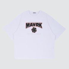 MAVRK(매버릭), M 플라워 로고 오버핏 티셔츠 (2color)