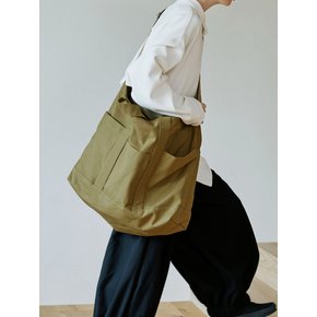 unisex canvas bag beige