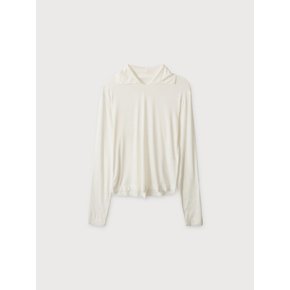 open collar t-shirt_ivory