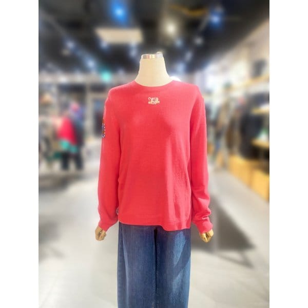 [여주점] 자수 포인트 비발디 니트 (BAKP04511)