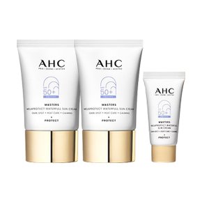 AHC 마스터즈 워터풀 선크림 40ml x2 + 7ml /박세리선크림/미백/주름개선