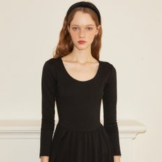 Basic Ballet Core Dress Black