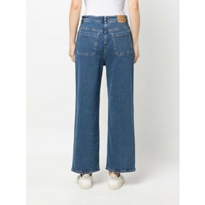 여성 데님 크롭 와이드 진 W2R299TL21404 MD IUM BASE /9