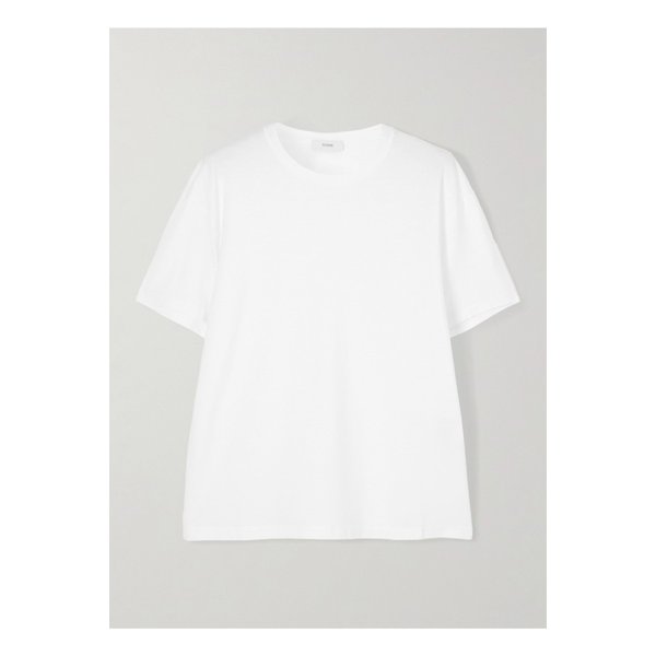 가드롭 텐셀™ 리오셀  코튼 혼방 저지 티셔츠 화이트 46376663162830861