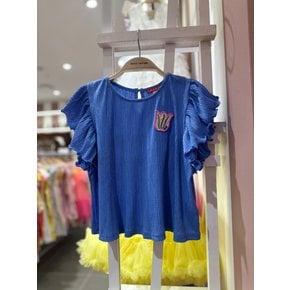 [파주점] [오그오그오그] 썸머 플리츠 블루 티셔츠 OG52-TS003PK