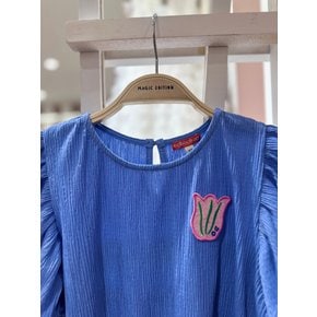 [파주점] [오그오그오그] 썸머 플리츠 블루 티셔츠 OG52-TS003PK